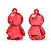 Transparent Acrylic Pendants TACR-N014-002-3