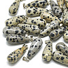 Natural Dalmatian Jasper Pendants X-G-T081-24-1
