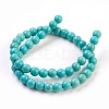 Synthetic Turquoise Beads Strands TURQ-G106-4mm-02D-2