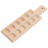 Rectangle Wooden 12 Egg Holes Storage Tray ODIS-WH0030-27-1