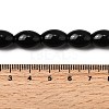 Natural Black Onyx Beads Strands G-F801-F02-03-5