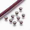 Electroplated Non-magnetic Synthetic Hematite Bead Strand G-E498-13A-3