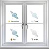 Waterproof PVC Colored Laser Stained Window Film Adhesive Stickers DIY-WH0256-041-4