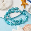 Synthetic Turquoise Beads Strands G-YW0001-50A-2