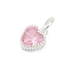 Brass Micro Pave Cubic Zirconia Pendants KK-H204-01S-02-2