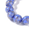 Handmade Gold Sand Lampwork Beads X-LAMP-Z009-01O-4