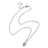 304 Stainless Steel Pendant Necklaces NJEW-B078-04P-2