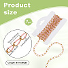 Stainless Steel Enamel Curb Chains CHS-WH0009-07G-03-2