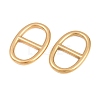 304 Stainless Steel Oval Links Connector Charms STAS-F366-02B-G-2
