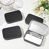 4Pcs Iron Jewelry Storage Boxes with Hinged Lid CON-SP0001-20A-7