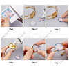 SUNNYCLUE 10Pcs Brass Cuff Bangle Making KK-SC0002-91A-4