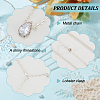 1Pc Clear Cubic Zirconia Teardrop Backdrop Necklace Body Chain NJEW-FG0001-02S-4