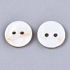 2-Hole Freshwater Shell Buttons SHEL-S276-136A-01-2