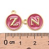 Golden Plated Alloy Enamel Charms ENAM-S118-08Z-3