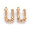 Brass Pendants X-KK-T038-193G-U-2