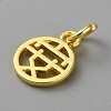 Alloy Pendants with Chinese Characters FIND-WH0159-63G-20-2