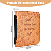 Portable PU Leather Book Case AJEW-WH0248-419B-2