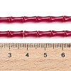 Lab Grown Red Corundum Beads Strands GG-CBAC488-03B-5