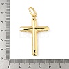 Cross Brass Pendants KK-M327-07B-G-3
