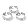 Tarnish Resistant 304 Stainless Steel Finger Rings RJEW-L102-29P-1