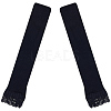1 Pair Acrylic Fibers Long Mesh Lace Gloves AJEW-CN0006-67B-1
