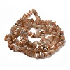 Natural Sunstone Chip Beads Strands G-M205-15A-3