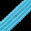 Transparent Glass Beads Strands X-EGLA-A044-T8mm-MD08-2