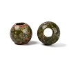 Natural Unakite European Beads G-Q602-09B-09-2