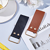2Pcs 2 Style Leather Tape Measure Clip for Belt AJEW-GF0007-76-4