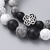 Stretch Bracelet Sets BJEW-JB05027-05-3