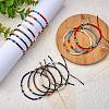 14Pcs 14 Style Glass Seed & 303 Stainless Steel Braided Bead Bracelets and Anklets Set SJEW-SW00003-07-6