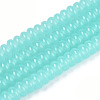 Imitation Jade Glass Beads Strands GLAA-T025-6mm-06B-1