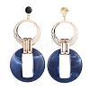 Imitation Gemstone Style Acrylic Dangle Earrings EJEW-JE03673-02-2