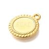 304 Stainless Steel Pendant Cabochon Settings STAS-I321-60G-2