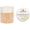 Pearlized Eco-Friendly Dyed Glass Pearl Round Bead HY-PH0002-24-B-8