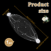 Nylon Fascinator Mesh Face Veil AJEW-WH0596-976-2