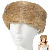 1Pc Faux Fur Fiber Yarn Warmer Headbands COHT-CY0001-01E-1