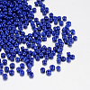 Baking Paint Glass Seed Beads SEED-S001-01-1