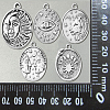 20Pcs 10 Styles Tibetan Style Alloy Pendants TIBEP-CJ0001-82-8