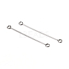 Tarnish Resistant 304 Stainless Steel Eye Pins STAS-I141-01A-P-2