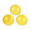 Natural Yellow Agate Cabochons G-E492-A-14-1
