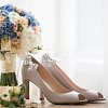 4Pcs 2 Colors Bowknot Alloy Rhinestone Shoe Decoration FIND-GO0002-34-6