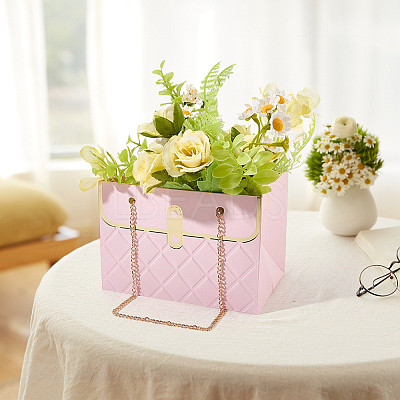 6 Sets 3 Colors Paper Storage Tote Bags ABAG-CP0001-33-1