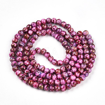 Baking Paint Glass Beads X1-DGLA-N003-6mm-B03-1
