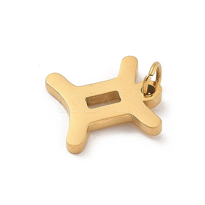 304 Stainless Steel Charms STAS-R001-04G-03-1