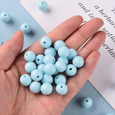 Opaque Acrylic Beads X-MACR-S370-C12mm-A07-1