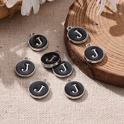 Platinum Plated Alloy Charms ENAM-S118-02J-P-1