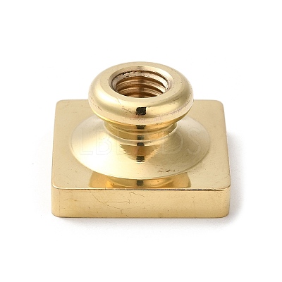 Golden Plated Wax Seal Brass Stamp Head LS-AJEW-C031-01D-1