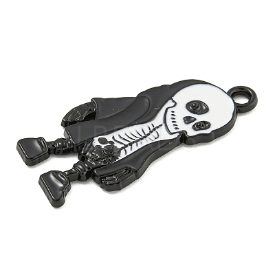 Halloween Alloy Enamel Pendants ENAM-M220-02F-B-1