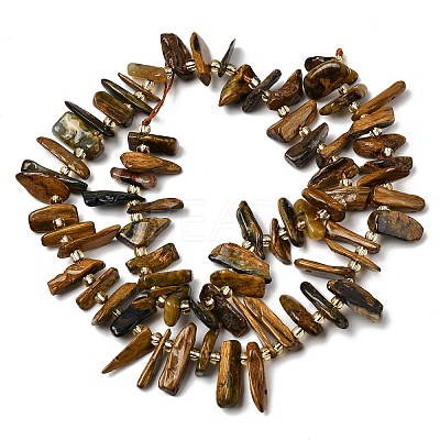Natural Pietersite Beads Strands G-L649-D03-02-1